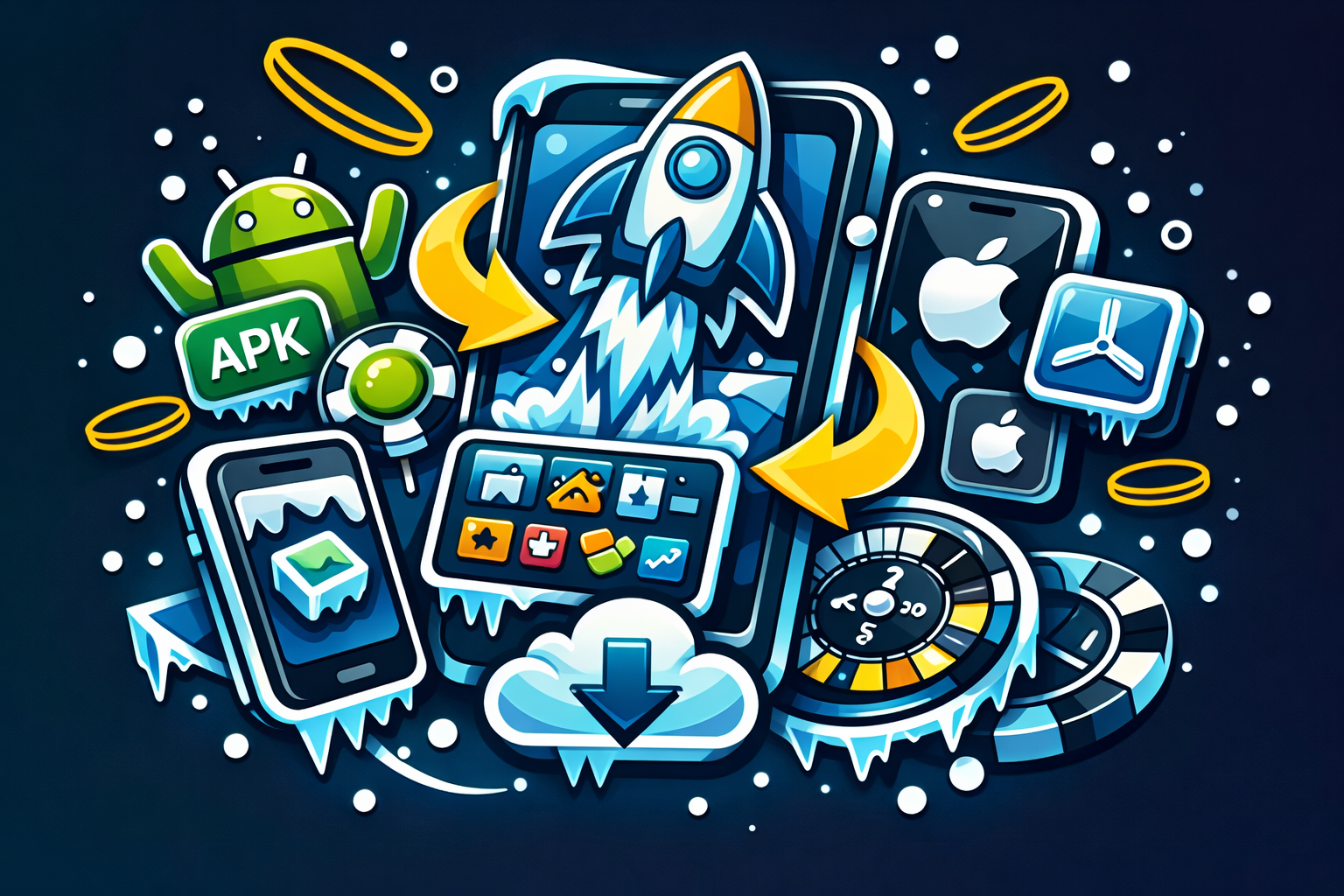 Coldbet Aplicação móvel android apk e iphone ios